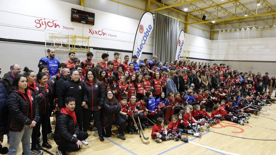 La unión del Telecable Gijón: más de 190 deportistas se reúnen en un encuentro plagado de optimismo