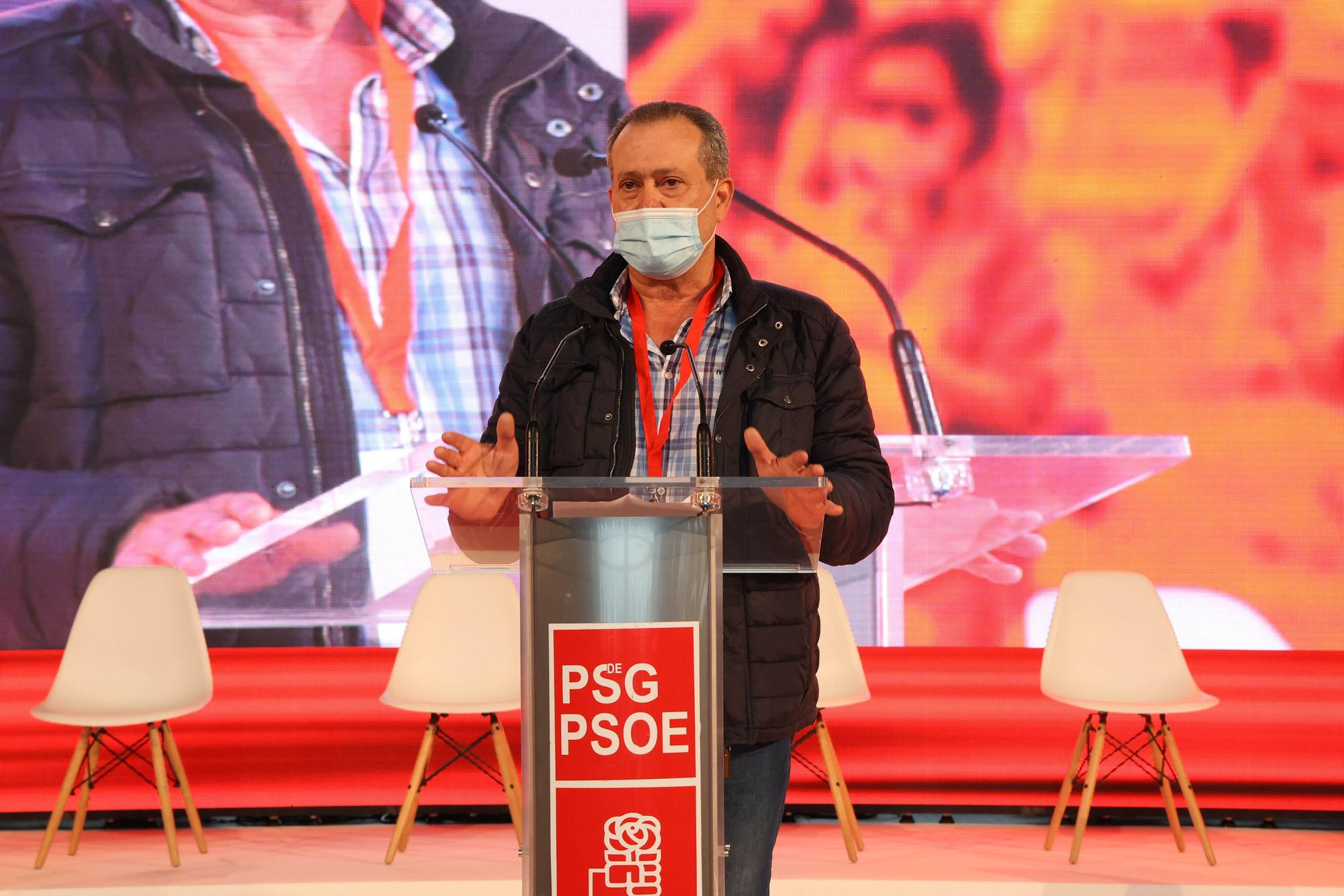 El congreso provincial del PSdeG consolida el modelo de éxito de David Regades