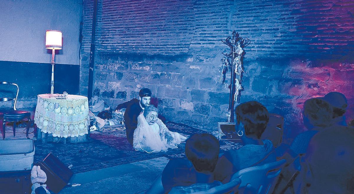 Josean Mateos (Arteria Producciones) y su obra para público adulto, ‘Gloria Bendita’, en el festival.