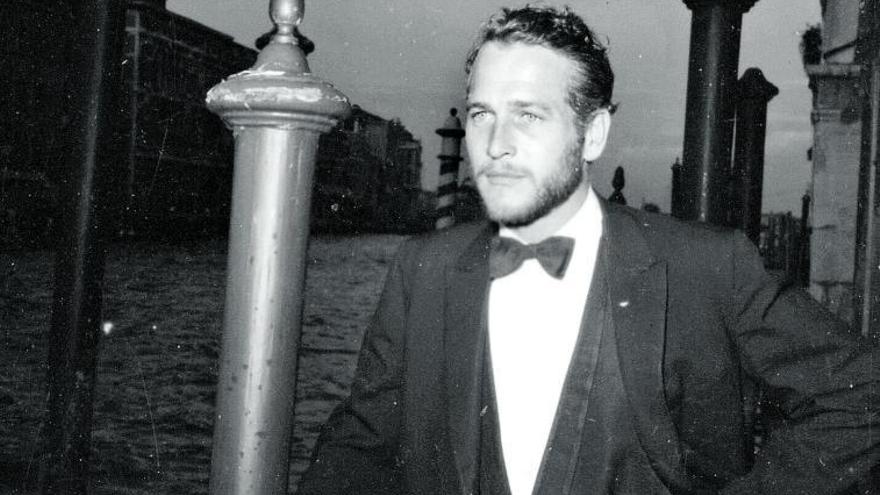 Paul Newman, en el Festival de cine 
de Venecia, en septiembre de 1963, 
donde presentó Hud: el más salvaje entre mil.