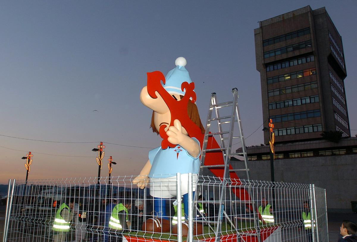 Meco del Entroido en Vigo 2005.