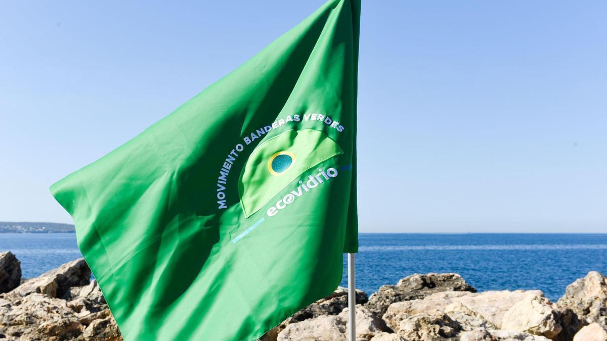 Foto de una Bandera Verde.