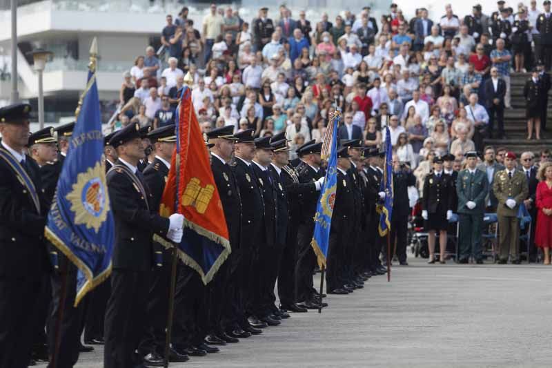 Celebración del día de la Policía Nacional en València