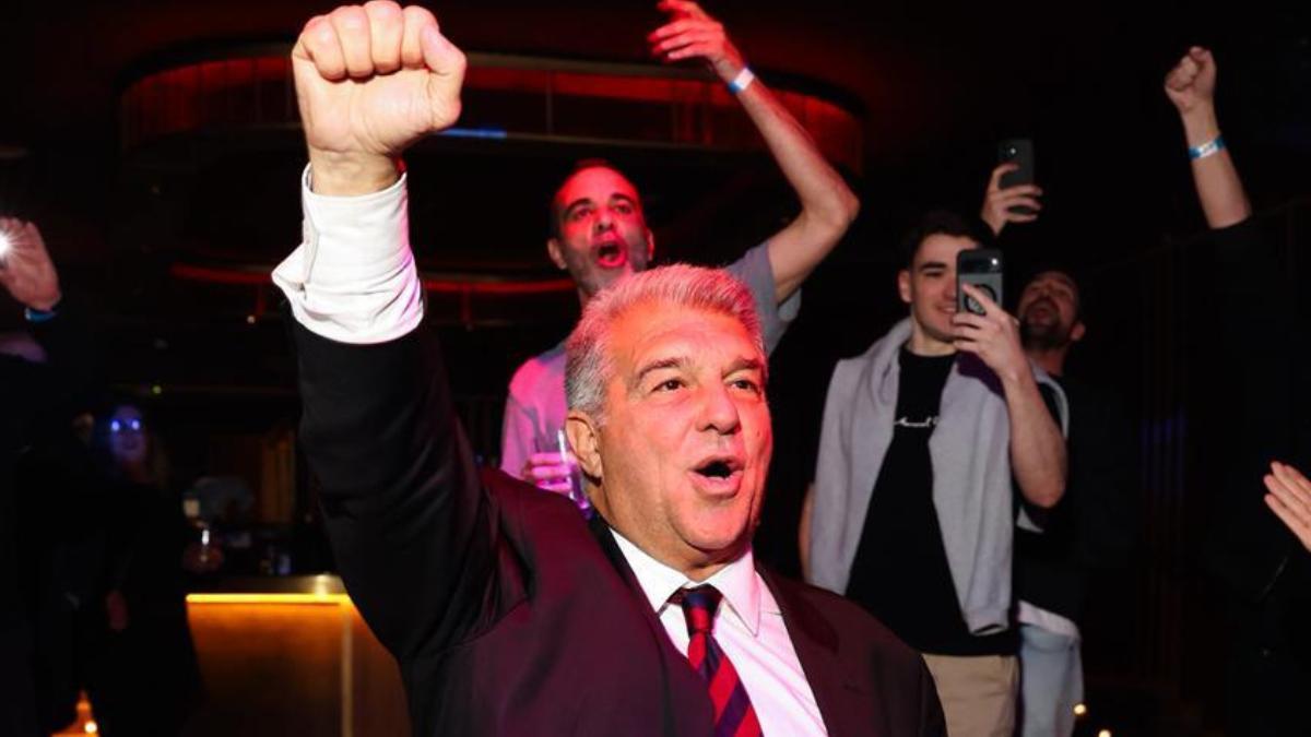 Joan Laporta, en Luz de Gas