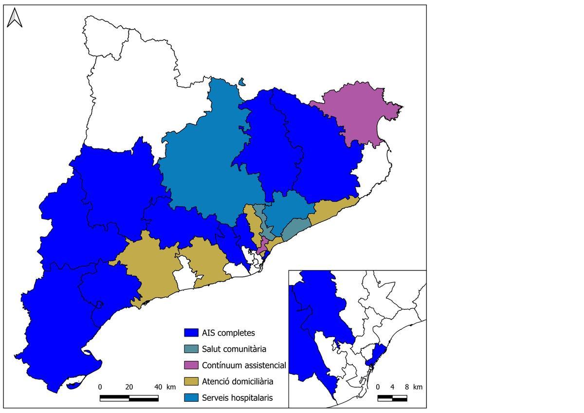 El nou mapa de les zones AIS i el nivell de serveis que es posa en coordinació