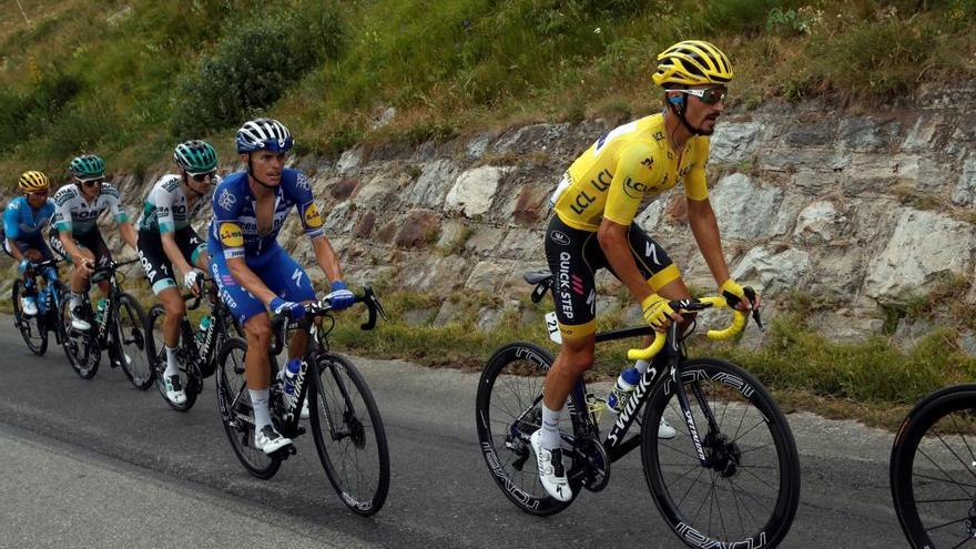 Enric Mas, durante su participación en el Tour.