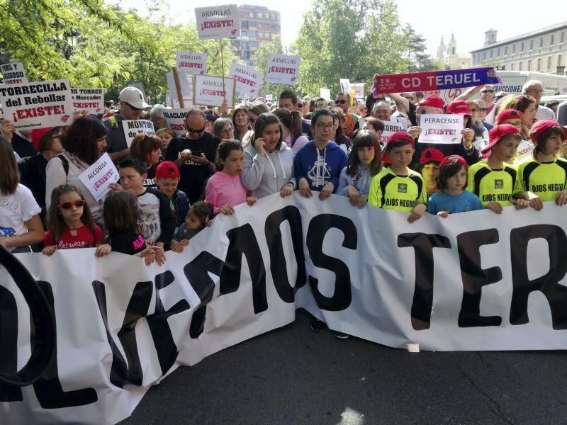 Manifestación: 'Salvemos Teruel'