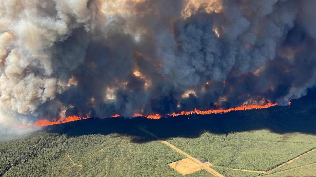 Los incendios forestales en Canadá están adquiriendo proporciones gigantescas