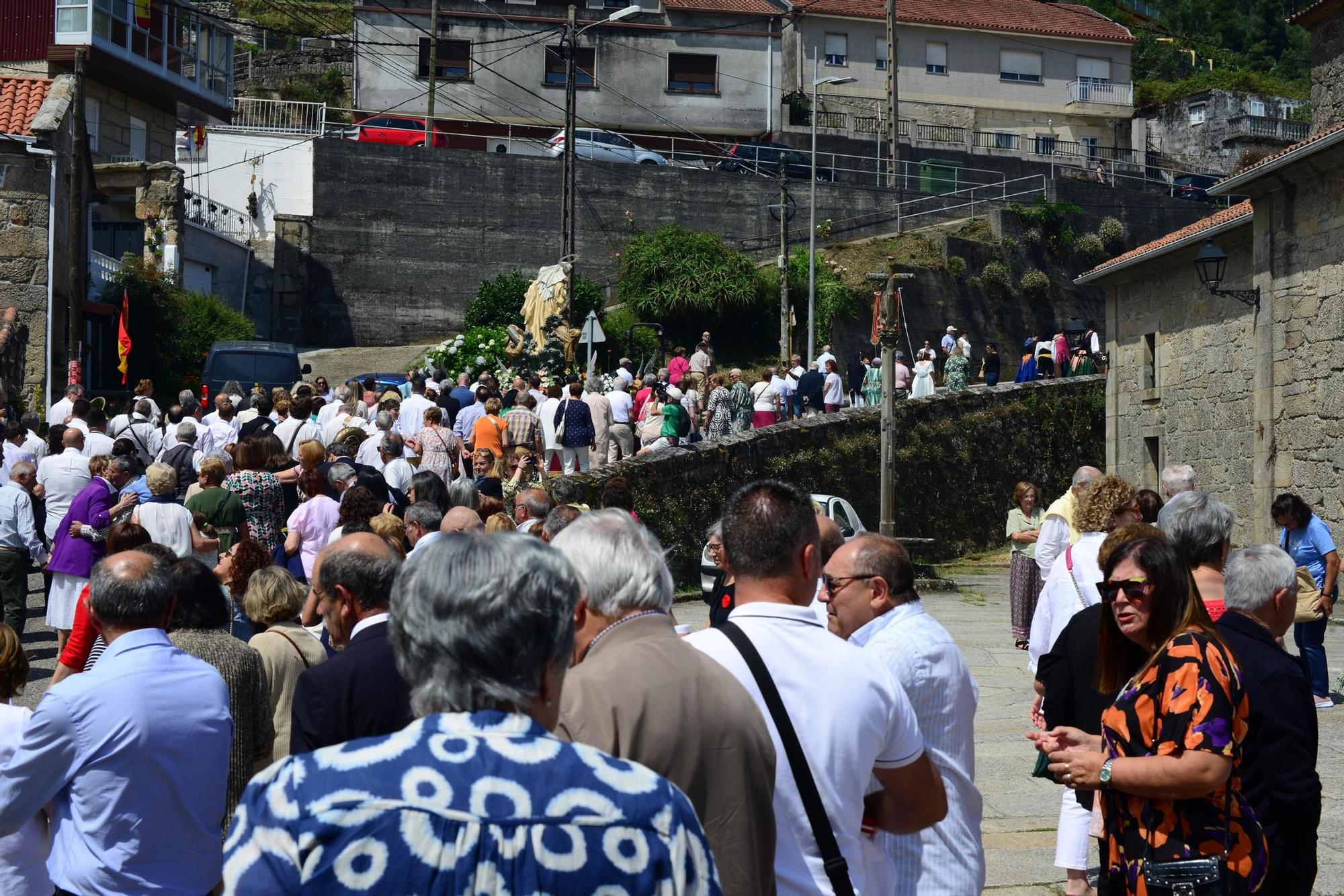 Las celebraciones en honor a la Virgen del Carmen en O Morrazo. La procesión en Bueu