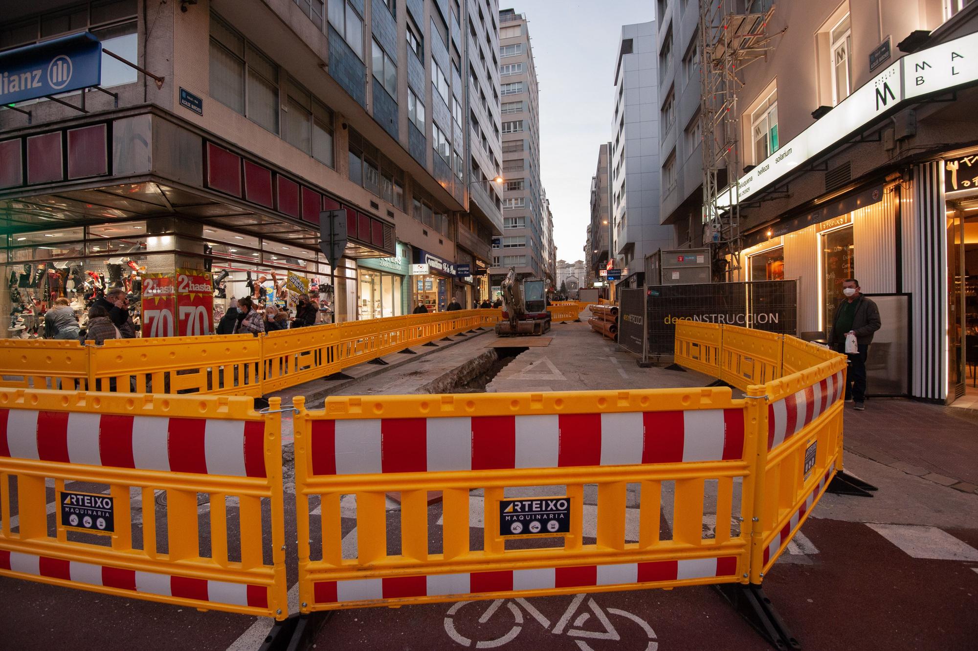 Obras de reurbanización y peatonalización en Alcalde Marchesi