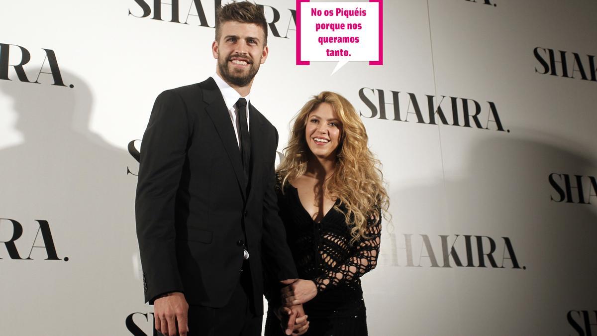 Shakira y Gerard Piqué en un evento
