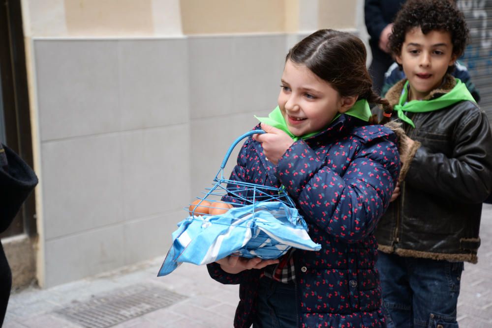 El pequeño Sant Sebastià juega en sa Riera