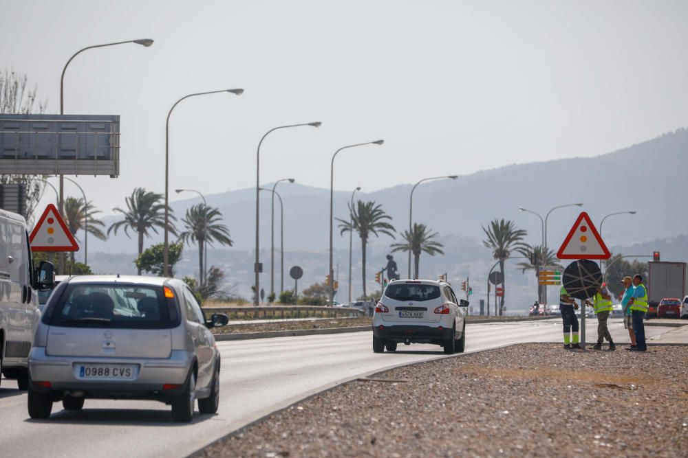 Empiezan las obras que convertirán la autopista de Llevant en vía urbana