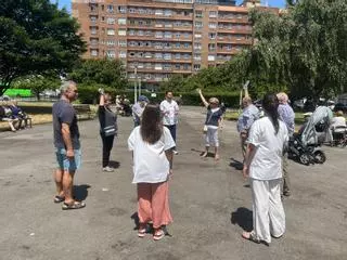 Así fue la feria de la salud del barrio gijonés de Laviada (en imágenes)
