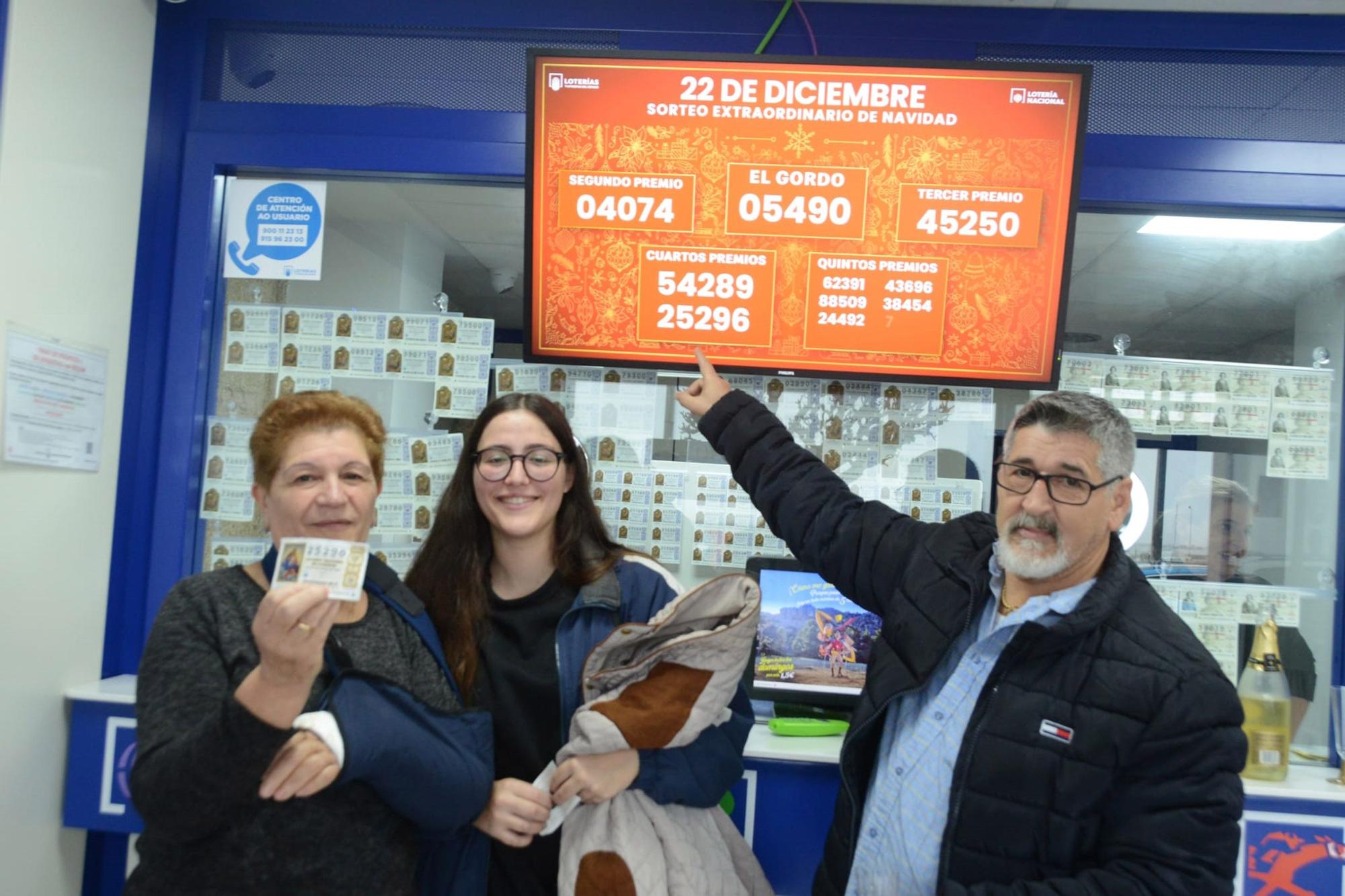 La Lotería de Navidad deja una lluvia millonaria en Bueu