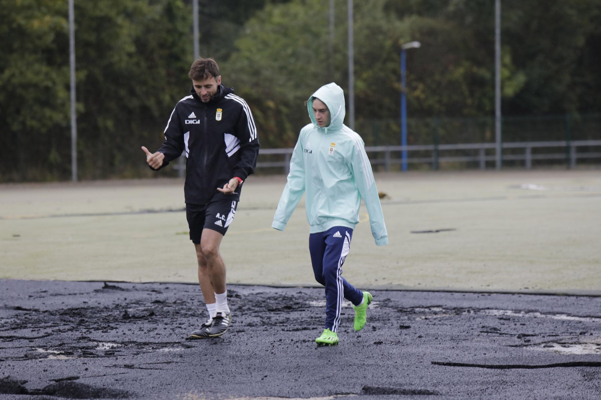 EN IMÁGENES: el entrenamiento del Oviedo