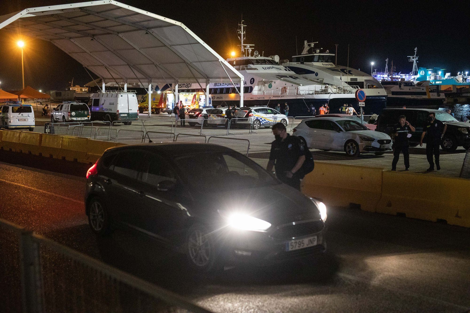 Accidente de un ferry entre Ibiza y Formentera