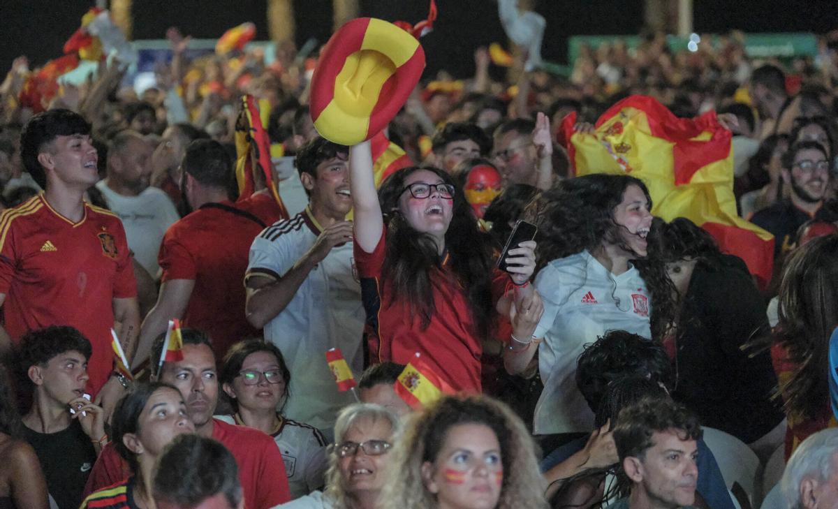 Final del Mundial España - Argentina en La Plaza de la Música Final del Mundial España - Argentina en La Plaza de la Música