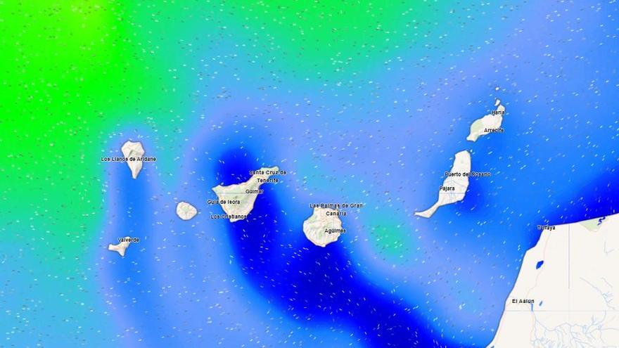 La Aemet prevé lluvias persistentes en la segunda mitad del día en Tenerife