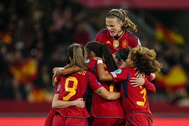 España - Países Bajos, la semifinal de la Nations League Femenina, en imágenes.