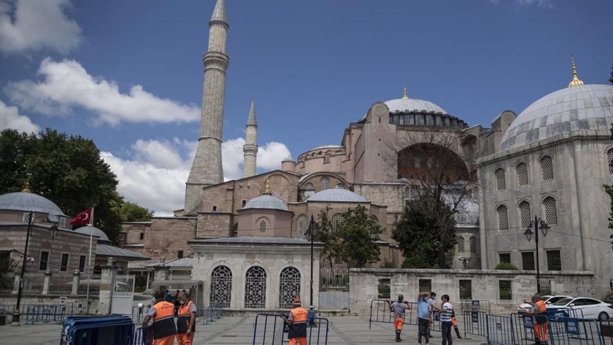 Vista de Santa Sofía desde la plaza de Sultanahmet EFE / Erdem Sahin