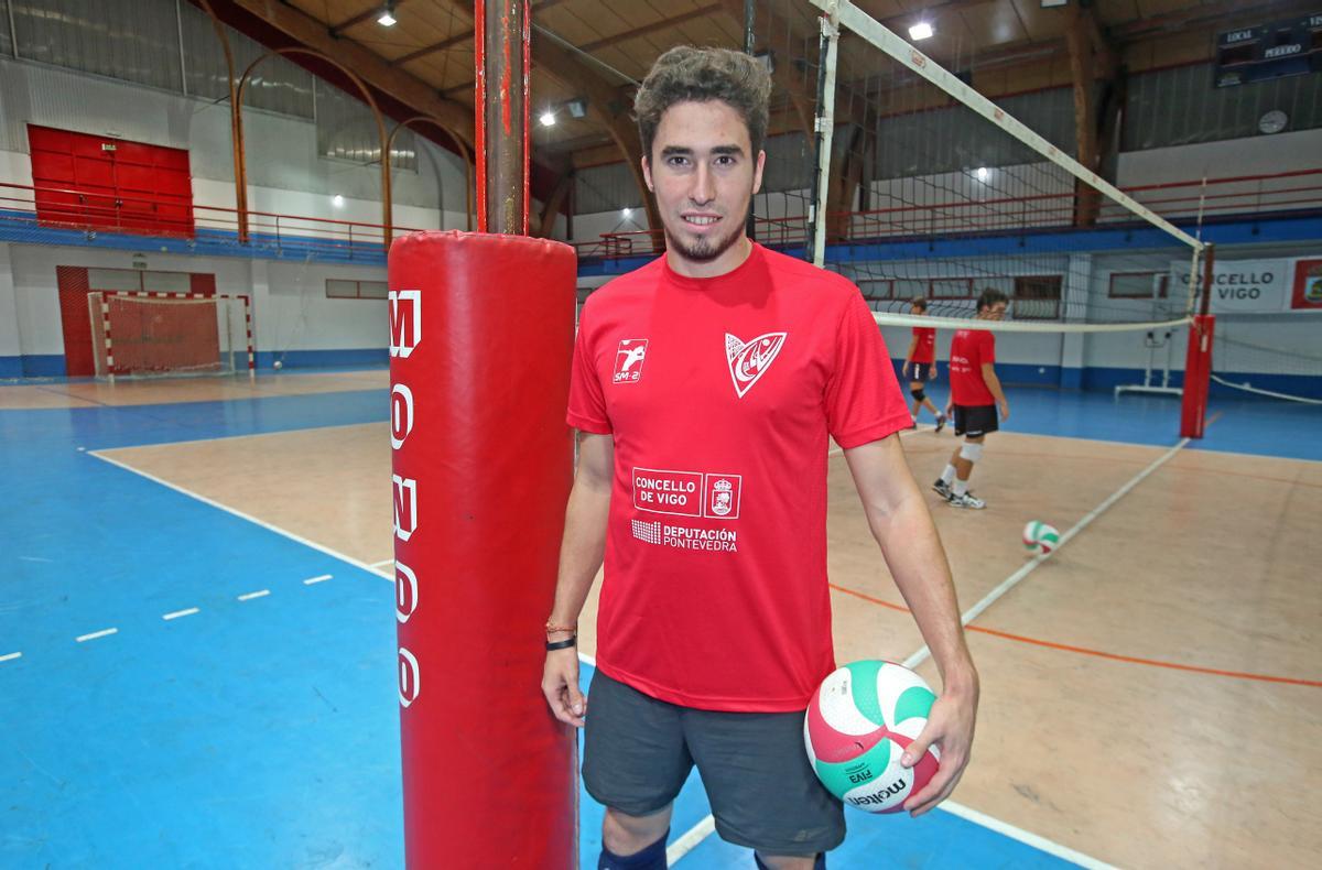 Pablo Penedo, durante su etapa como voleibolista.