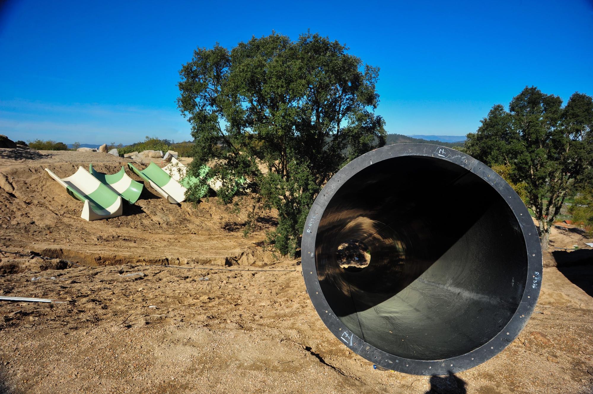 Así avanzan las obras del mayor parque acuático de Galicia