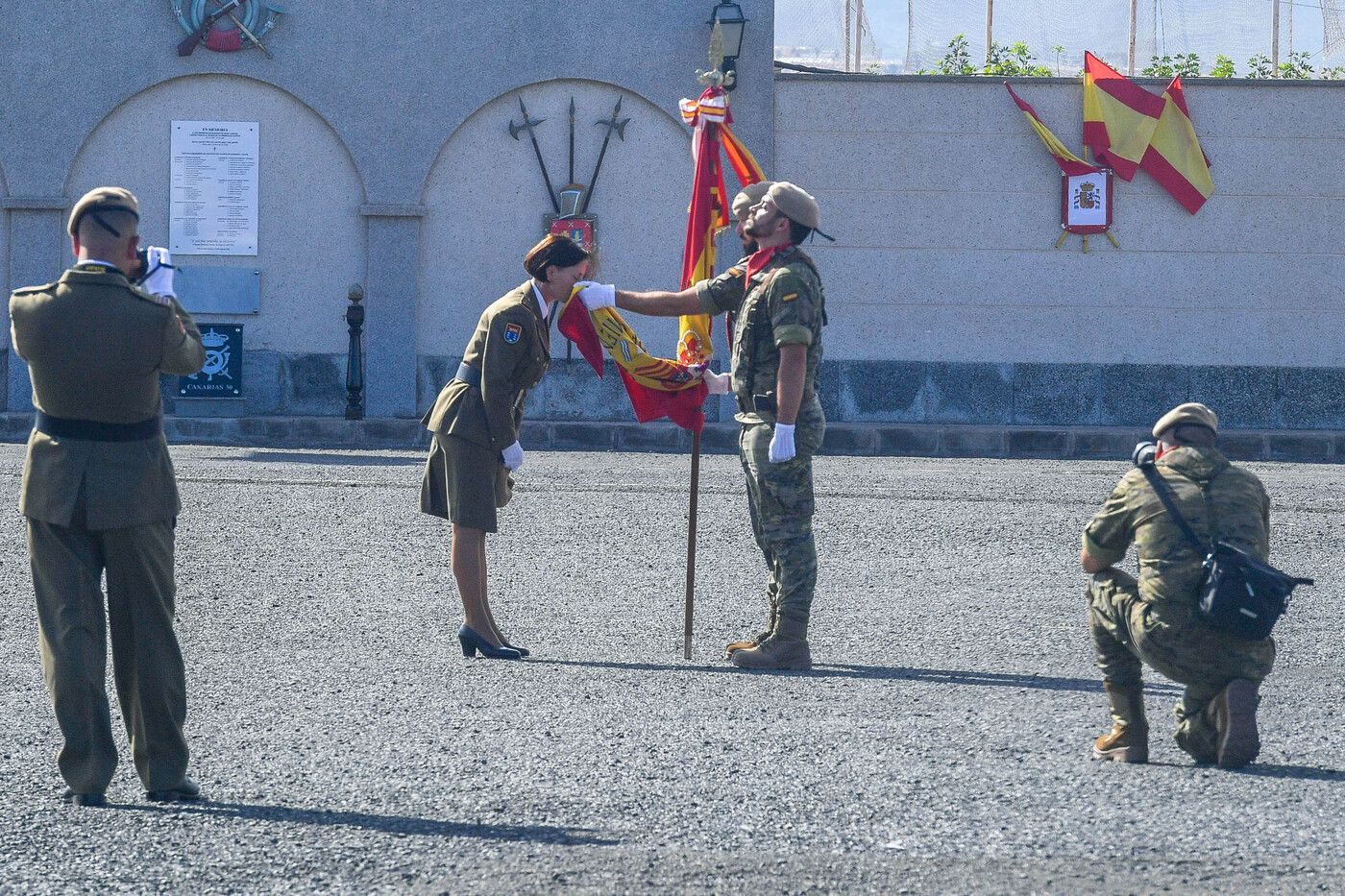 Celebración del día de la patrona de Infantería en Las Palmas de Gran Canaria