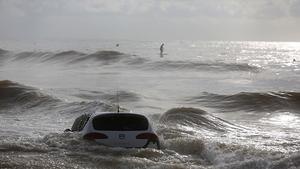 El dia después de las inundaciones en el Maresme