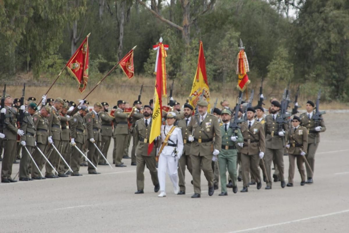 Jura de bandera en el Cefot de Cáceres