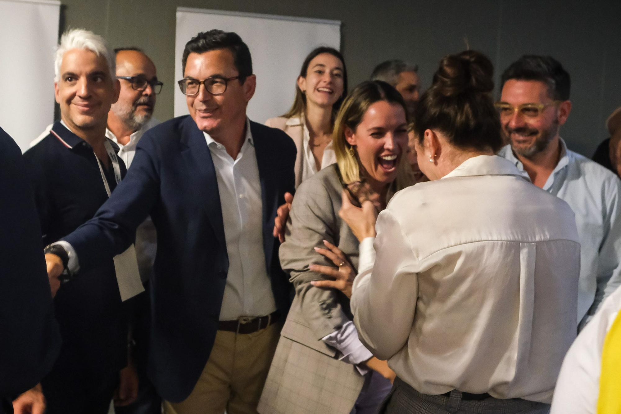 Noche electoral con Coalición Canaria