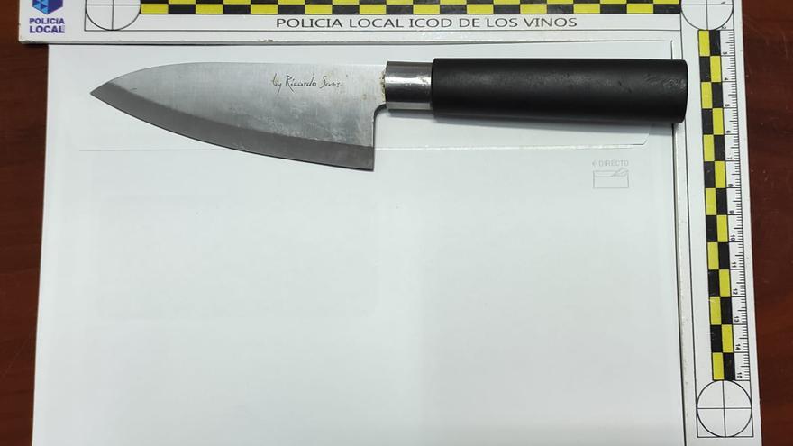 Intervienen un cuchillo en una pelea entre jóvenes en Tenerife