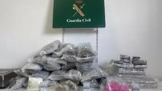 Detenido en La Junquera por transportar 22 kilos de marihuana, 16 de hachís y 2.000 pastillas de extasis