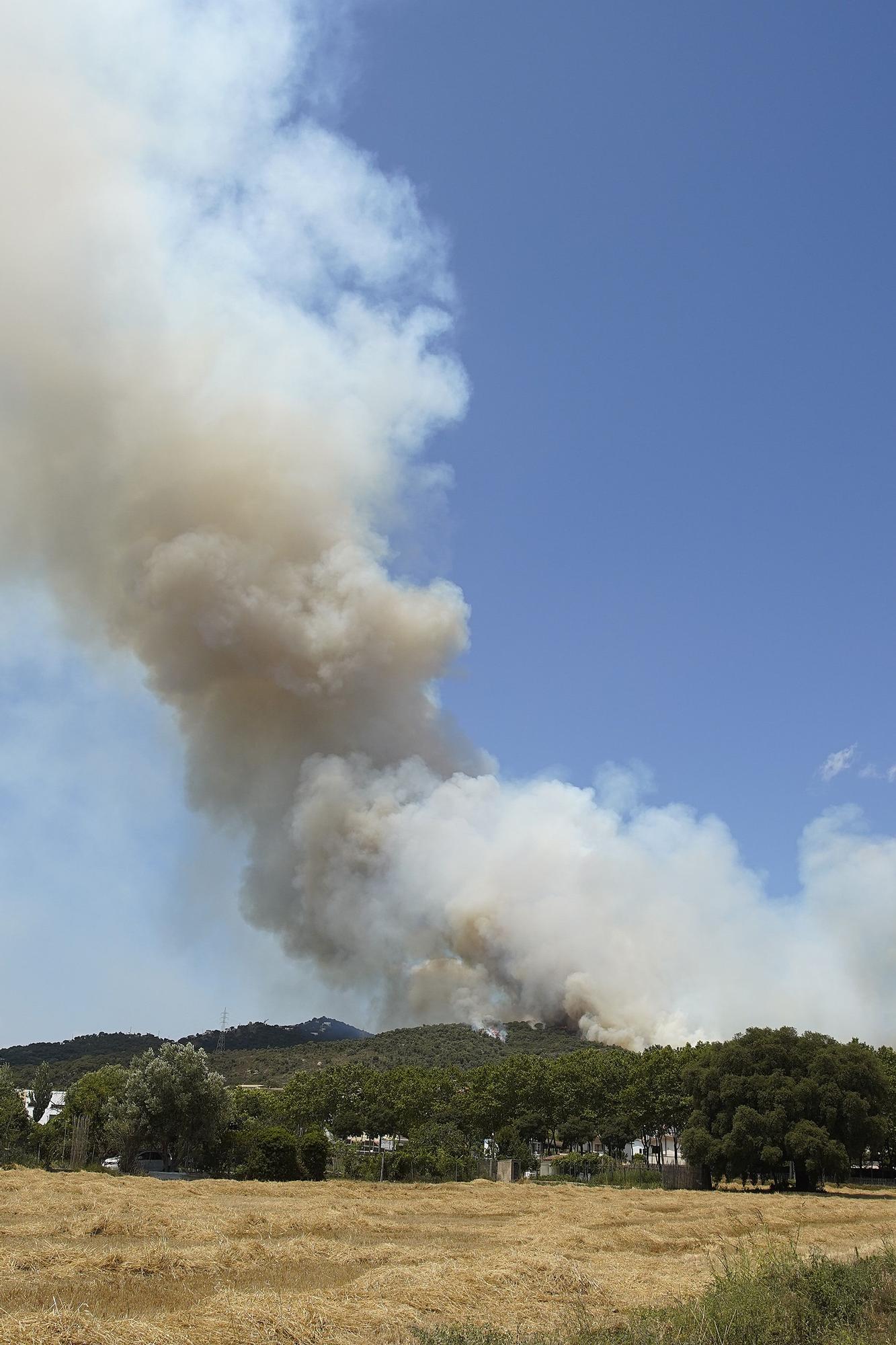 Les imatges de l'incendi de Castell d'Aro