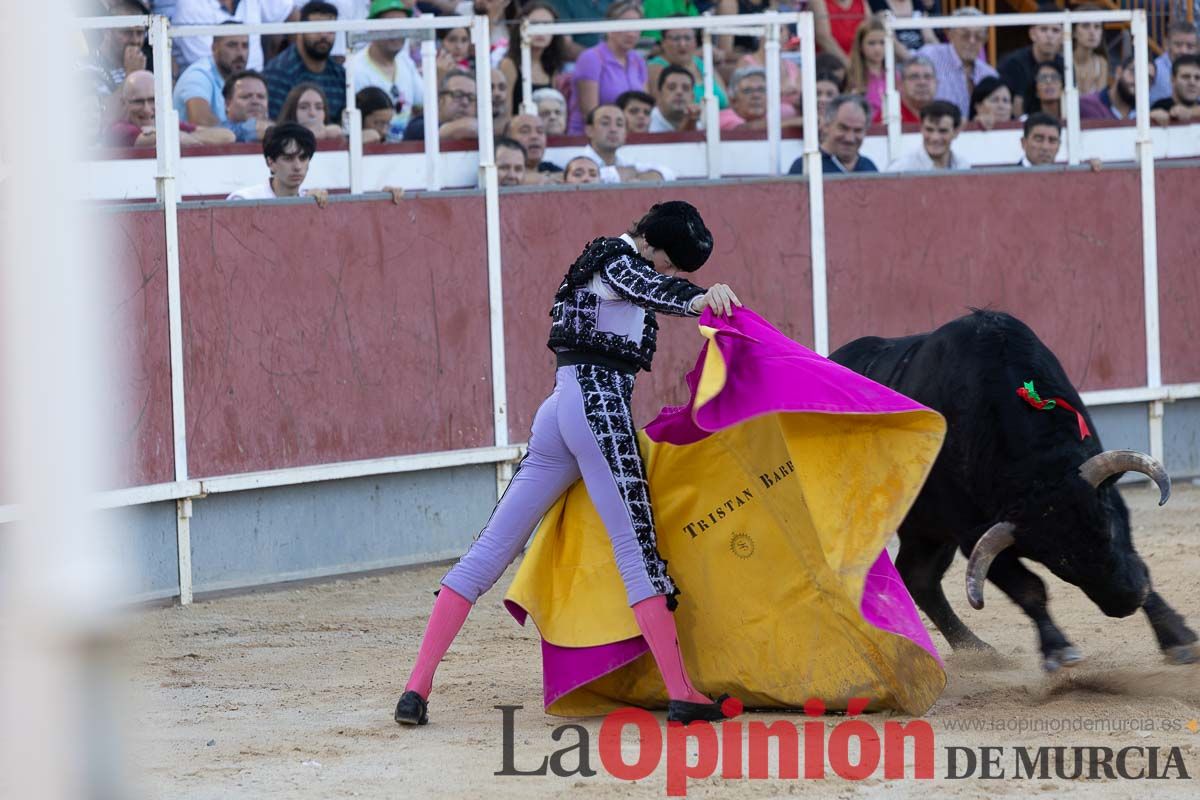 Quinta novillada Feria Taurina del Arroz en Calasparra (Marcos Linares, Diego Bastos y Tristán Barroso)