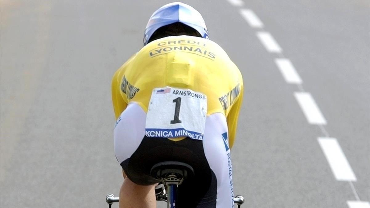 Armstrong, durante el Tour de Francia 2004.