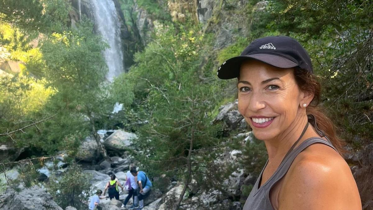 Natalia Chueca disfrutando de sus vacaciones