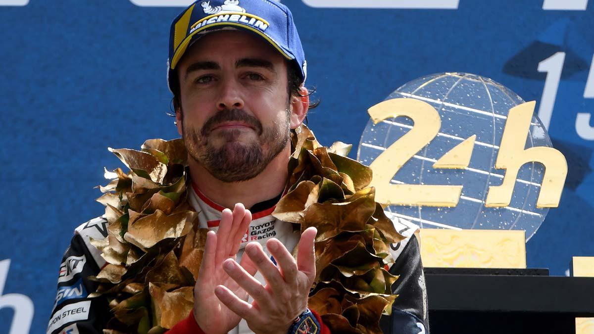 Fernando Alonso gana en Le Mans el cuarto título mundial de su carrera.