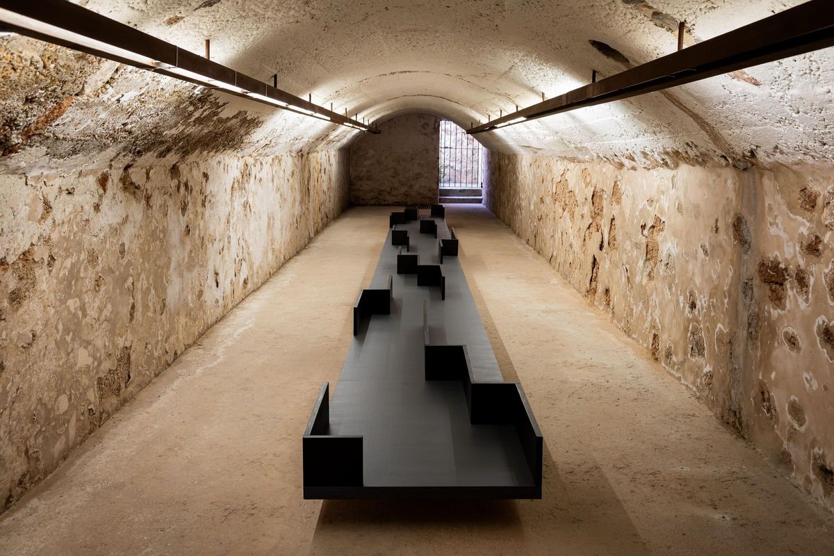 ‘Interstici’, de Joan Canyelles, en el refugio aéreo de Santa Eulària.