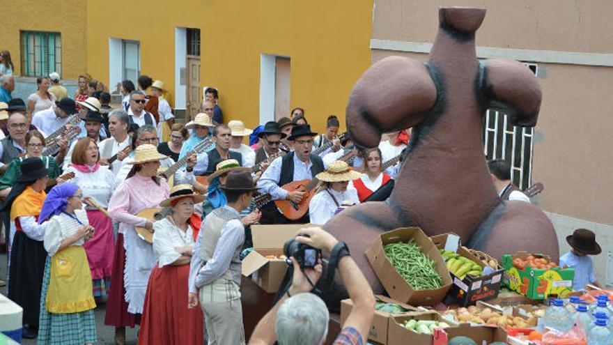 Romería en el barrio de El Calero, en Telde.