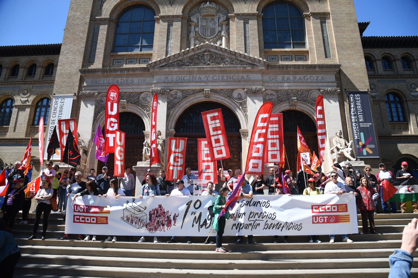 Zaragoza clama por las subidas salariales el 1 de mayo