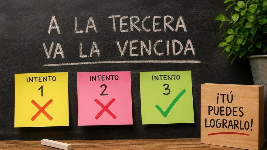 Las teorías que explican por qué es a la tercera cuando va la vencida