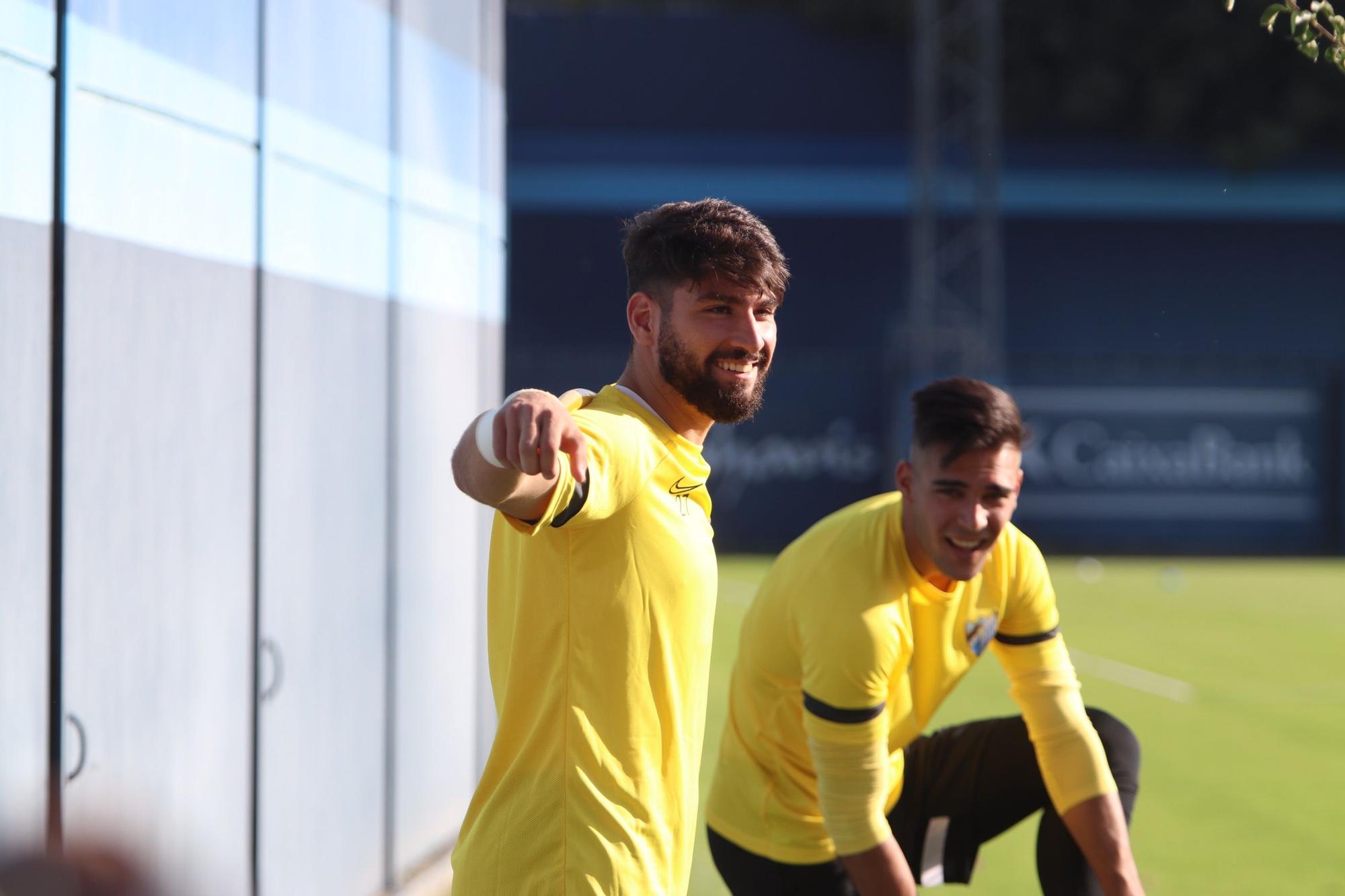 Primer entrenamiento del Málaga CF