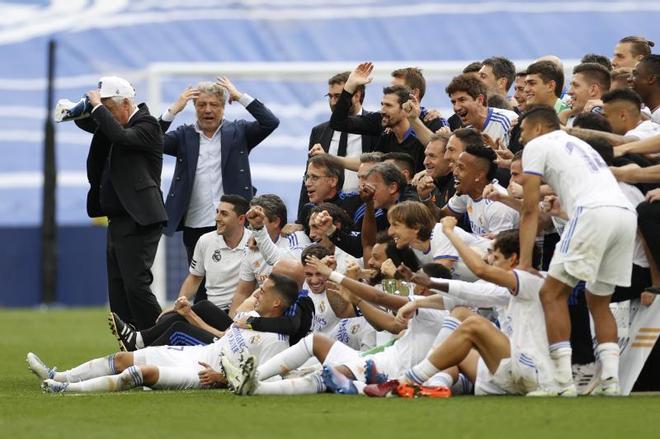 Todas las imágenes de la celebración del Real Madrid