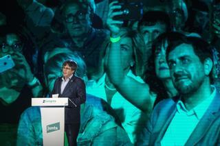 Puigdemont llama al combate contra el Estado y contra la estrategia de ERC