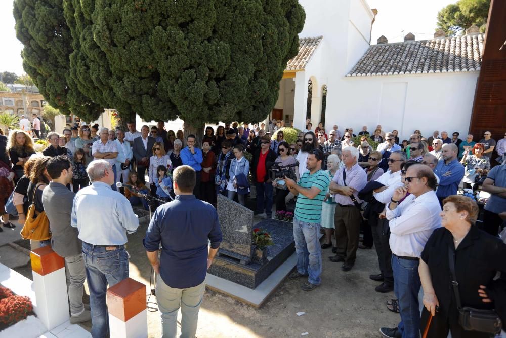 Homenaje a los represaliados del franquismo en Paterna.