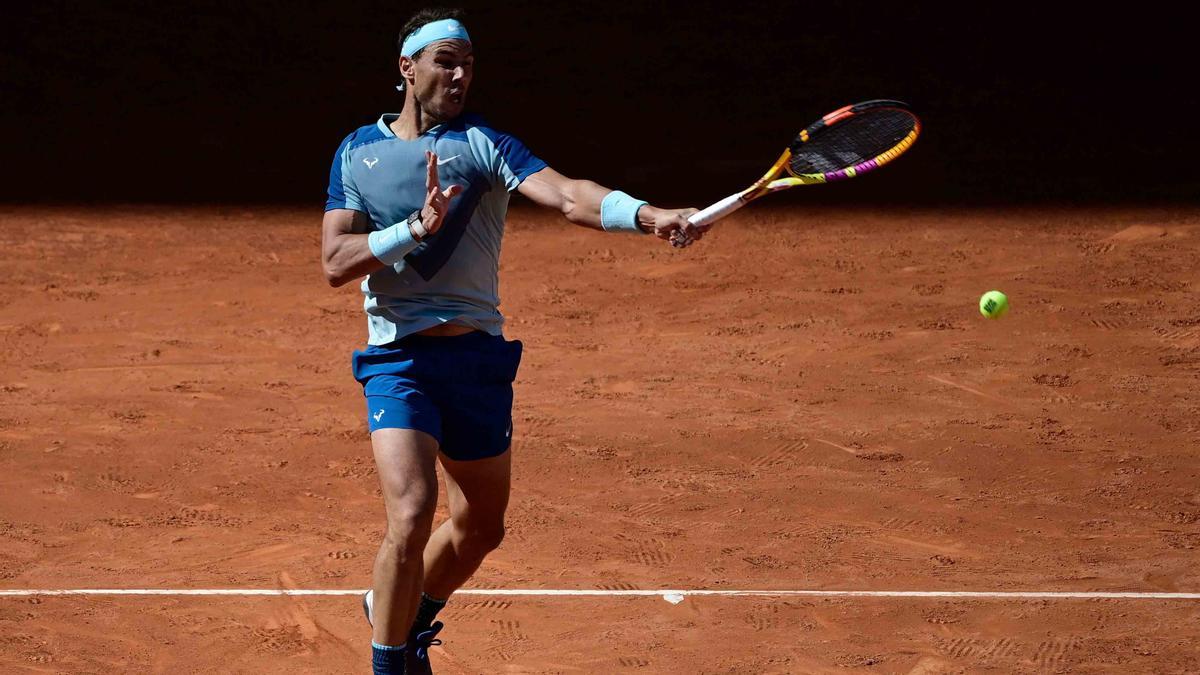 Nadal, durante el Mutua Madrid Open