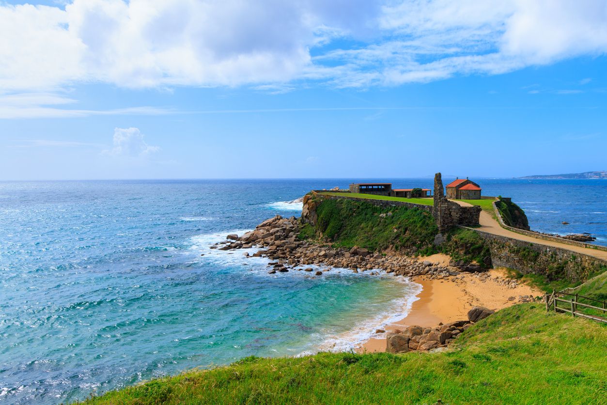 La playa de A Lanzada en Sanxenxo