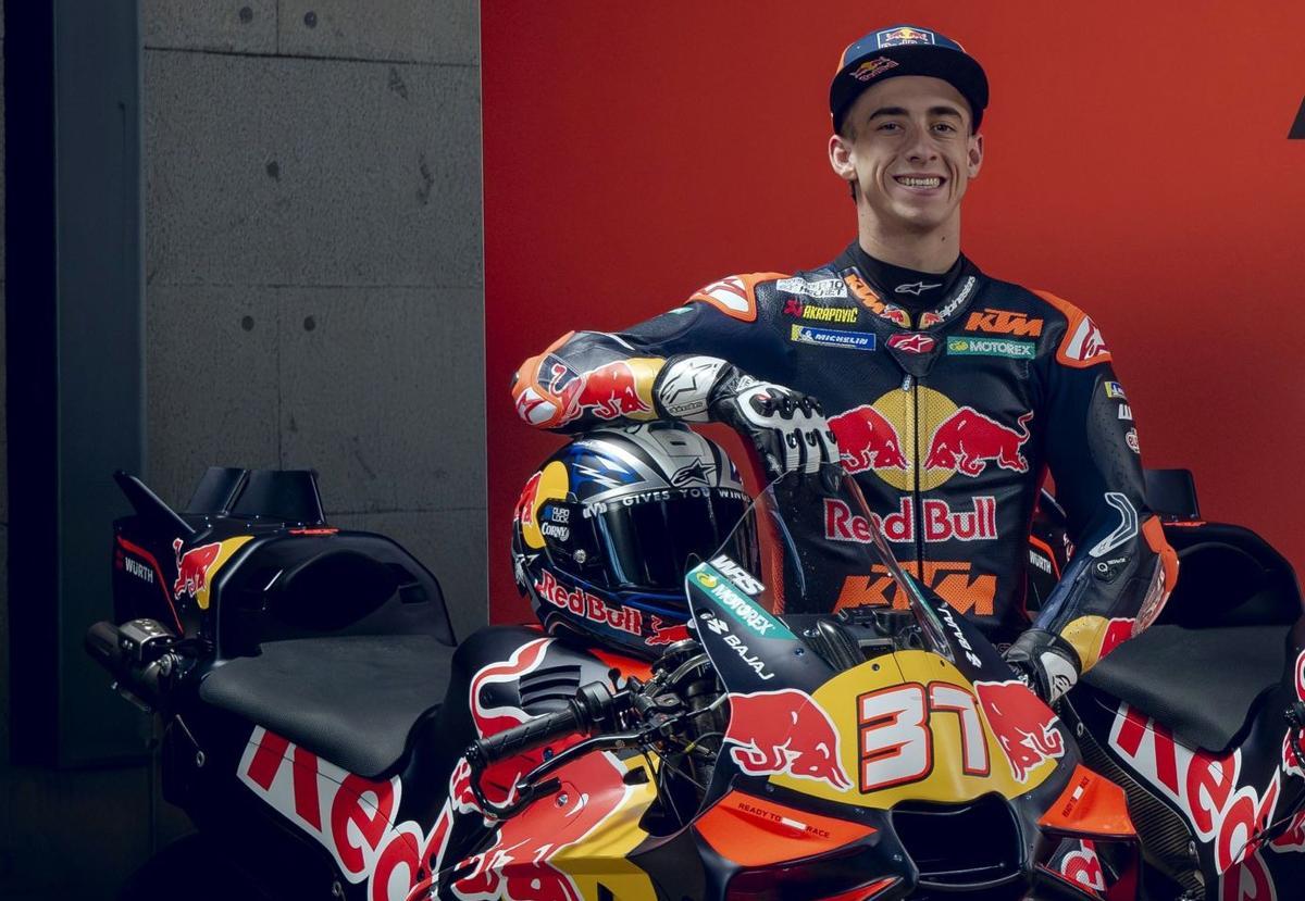 Pedro Acosta, en su nueva KTM.