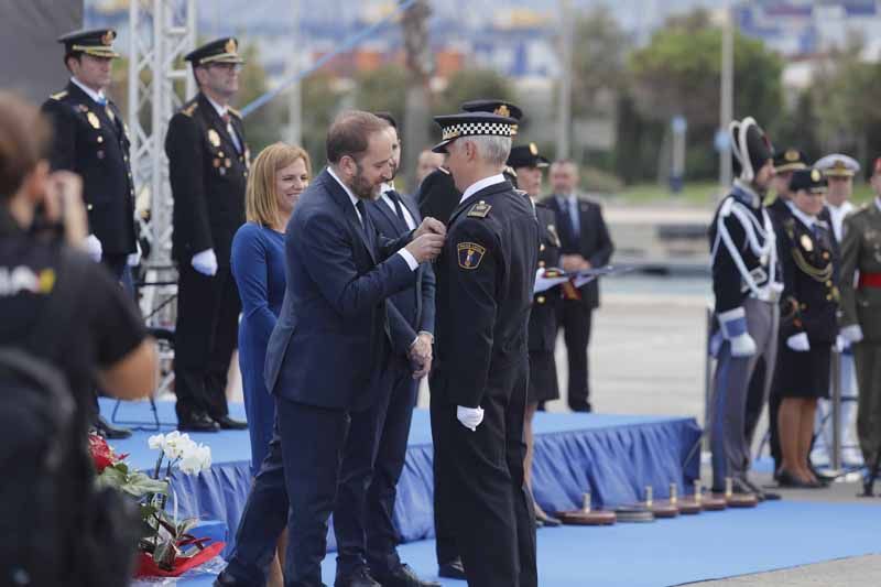 Celebración del día de la Policía Nacional en València